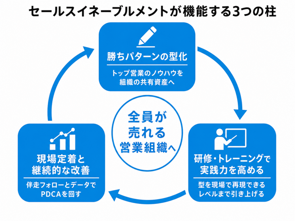 セールスイネーブルメントの実装ステップ