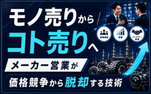 モノ売りからコト売りへ|メーカー営業が価格競争から脱却する技術